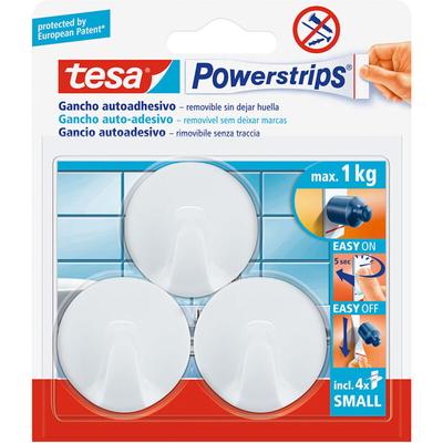 Powerstrips bis 1kg rund weiß Tesa 57577 Image