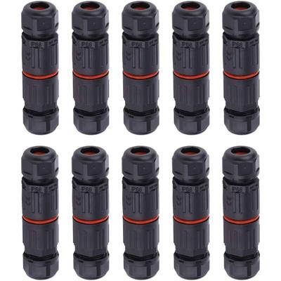 Rosemary - LaBlanc – 10 Stück IP68 wasserdichter elektrischer Kabelstecker, 3-polige wasserdichte Image