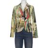Desigual Damen Blazer, Gr. 38, gelb, Baumwolle