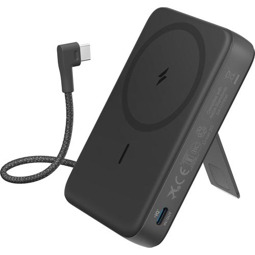 Anker Zolo Powerbank (10K, Magnetisch, Integriertes USB-CKabel)