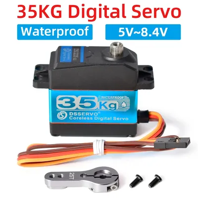 Metal Gear Dsservo Waterproof Servo DS3235 35KG 180/270 Degree Digital Servo Baja Servo w/Metal Arm