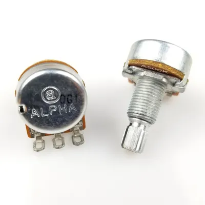 1 PC Alpha A500K B500K A250K B250K Potentiometer For Electric Guitar Bass volume controls tone