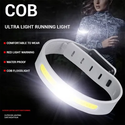 Night Running Armband LED Light Outdoor Sports Type-C Charging Safety Belt Arm Leg Warning Wristband