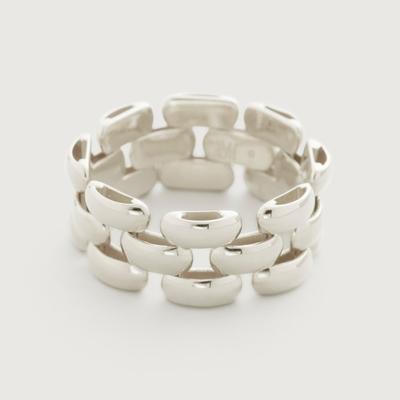 Sterling Silver Heirloom Chain Ring