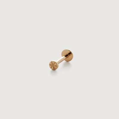 Gold Guiding Star Flat Back Piercing Stud