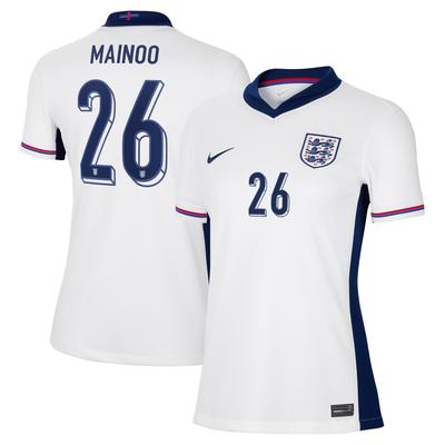 England Nike Stadion-Heimtrikot 2024 – Damen mit Aufdruck Mainoo 26 Image