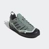 Wanderschuh ADIDAS TERREX "TERREX SWIFT SOLO 2.0", Gr. 48, silber grün, legend ivy, linen grün, Textil, Synthetik, sportlich, Schuhe