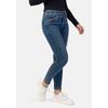 5-Pocket-Jeans STOOKER WOMEN "Rio Fexxi Move Denim Skinny Fit", Damen, Gr. 48, Länge 32, blau (authentic blau wash), Denim/Jeans, 83% Baumwolle, 16% recycled Polyester, 1% Elasthan, casual, skinny fit lang, Jeans, Skinny Fit Casual Clean Wash Denim...