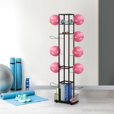 Garage Ball Storage Vertical Ball Rack Ball Equipment Storage Organizer
