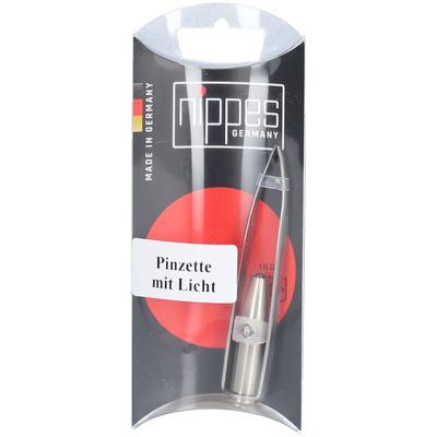 Nippes Pinzette rostfrei m.Licht Nr.767E 1 St Image