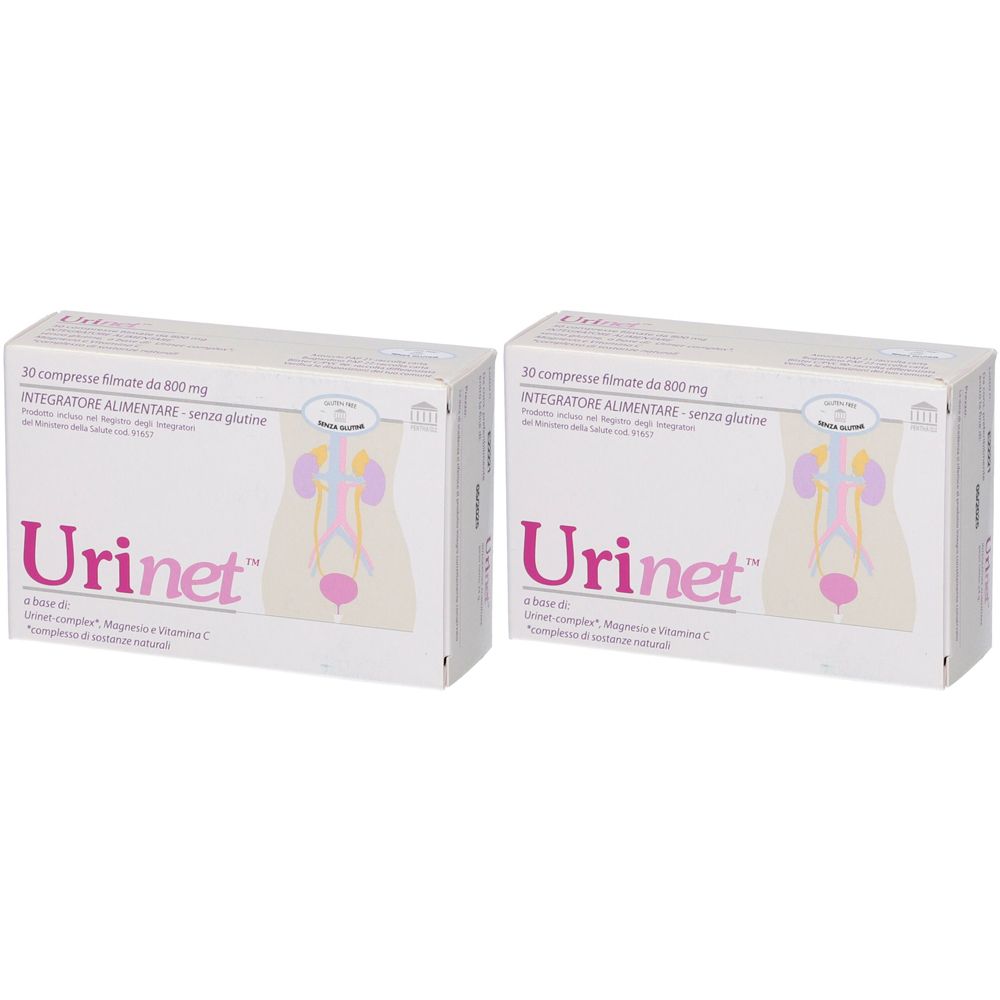 Urinet 30 Compresse Filmate Set da 2 2x24 g