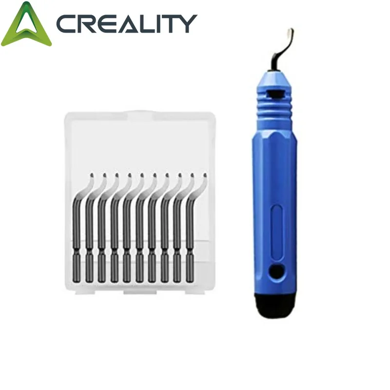 3D-Drucker-Trimmmesser, Schaber, PLA, PETG-Material, Filamentmodell, Trimmgerät, 3D-Drucker-Werkzeug mit 10 Entgratungsklingen Image