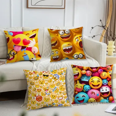 Bequemer, weicher, lustiger Kissenbezug für künstlerisches Sofa, Wohnzimmer, Muster, Zuhause, Image