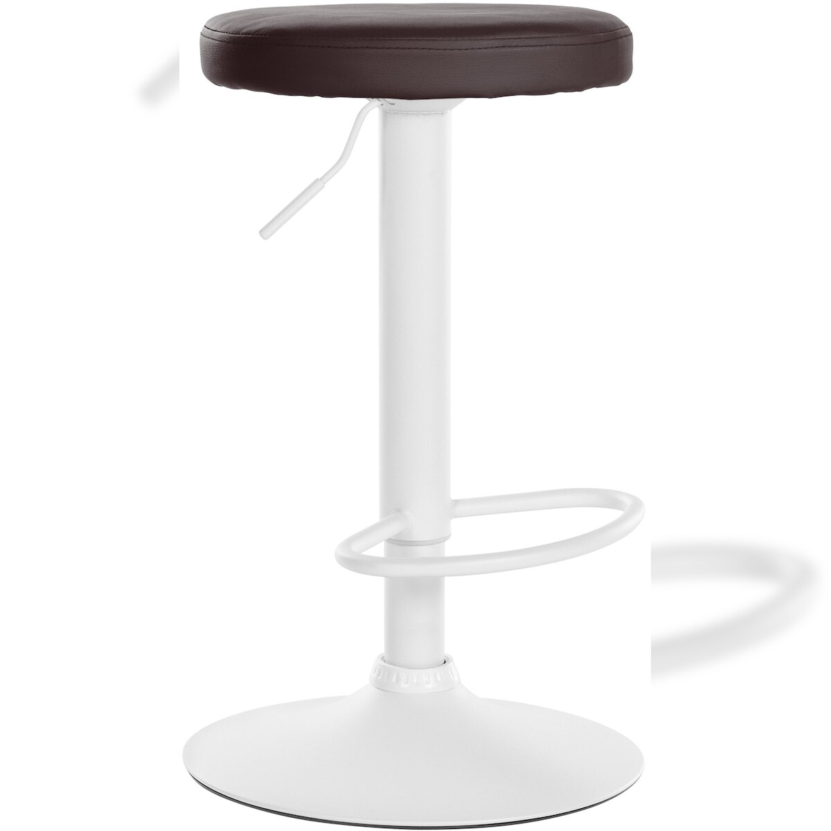 CLP Barhocker Ponte Kunstleder-Bezug braun/weiß Image