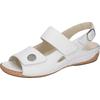 Sandale WALDLÄUFER "HELIETT", Damen, Gr. 8 (42), weiß, Nappaleder, klassisch, Schuhe, Sommerschuh, Sandalette, Keilabsatz, mit Klettverschlüssen, H-Weite