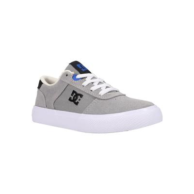 Sneaker DC SHOES "Teknic", Kinder, Gr. 6,5(38), grau (grau, blau), OBERMATERIAL: LEDER (KUH) / FUTTER: TEXTIL / AUSSENSOHLE: GUMMI, Schuhe Image