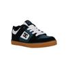 Sneaker DC SHOES "Pure", Kinder, Gr. 5(36), schwarz, weiß, emerald, Obermaterial: Leder / Futter: Textil / Außensohle: Gummi, Schuhe