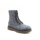 Heavenly Feet JUSTINA2 New Bee Print Womens Lace Up Boots Ocean - Blue - Size UK 6 | Heavenly Feet Sale | Discount Designer Brands