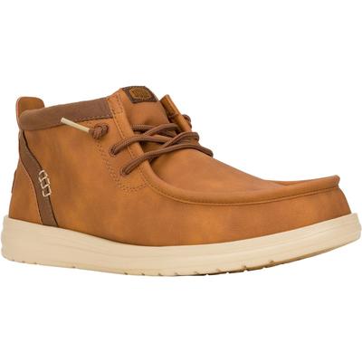 HEYDUDE Wally Mid GripR Classic Polyurethan Herrenstiefel Cognac/Braun Image