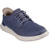 Skechers Garza Clive Herrenschuhe aus Baumwolle in Blau mit Schnürung