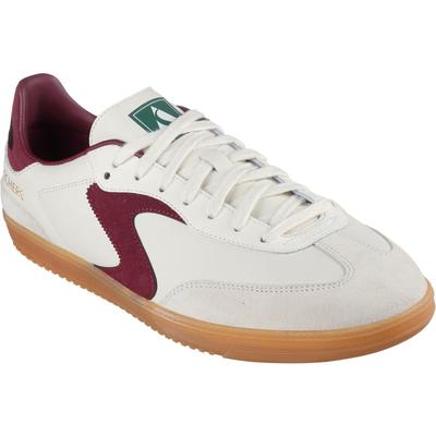 Skechers Hotshot Pyke synthetische Herren Sneaker in Natur/Burgunder Image