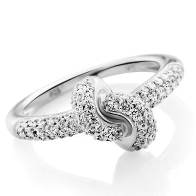 Orphelia 'Palma' Damen-Ring aus 925er Sterlingsilber – Silber ZR-7569 Image