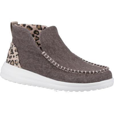 HEYDUDE Denny Cotton Damen-Stiefel in Leopard Image