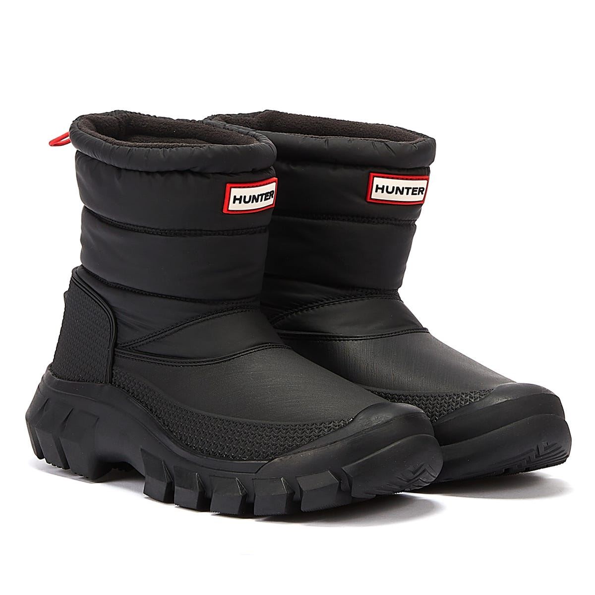Hunter Intrepid Short Snow Damen Lederstiefel