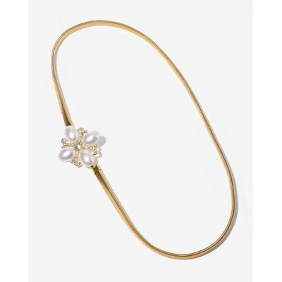 Boston Proper - Gold Yellow - Slinky Gem Belt - Small