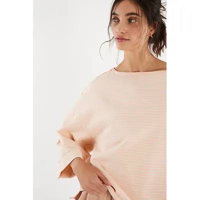 We The Free C'est La Vie Tee at Free People in Tropical Beach, Size: XL