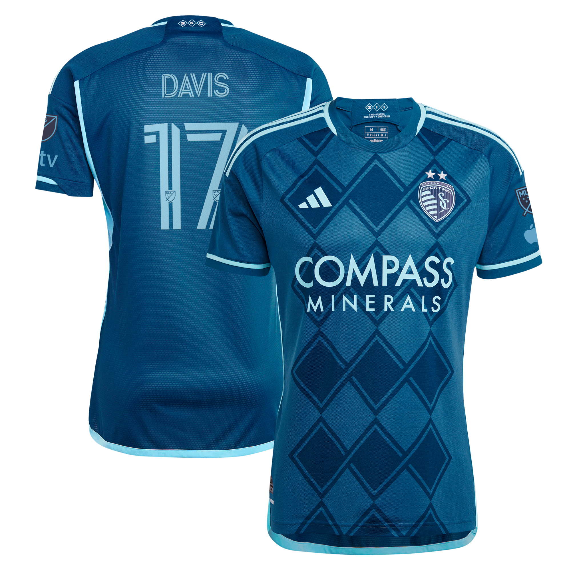 Men's adidas Jake Davis Navy Sporting Kansas City 2024 Diamonds Our Forever Authentic Player Jersey