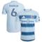 Nemanja Radoja Men's adidas Light Blue Sporting Kansas City 2025 One KC Authentic Custom Jersey