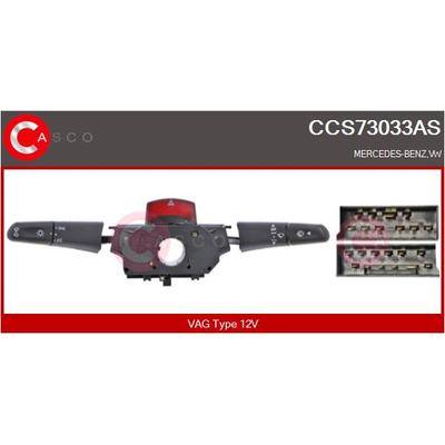 CASCO Lenkstockschalter 12V für MERCEDES-BENZ VAG 2D0953503 0015404645 A0005407445 CCS73033AS Image