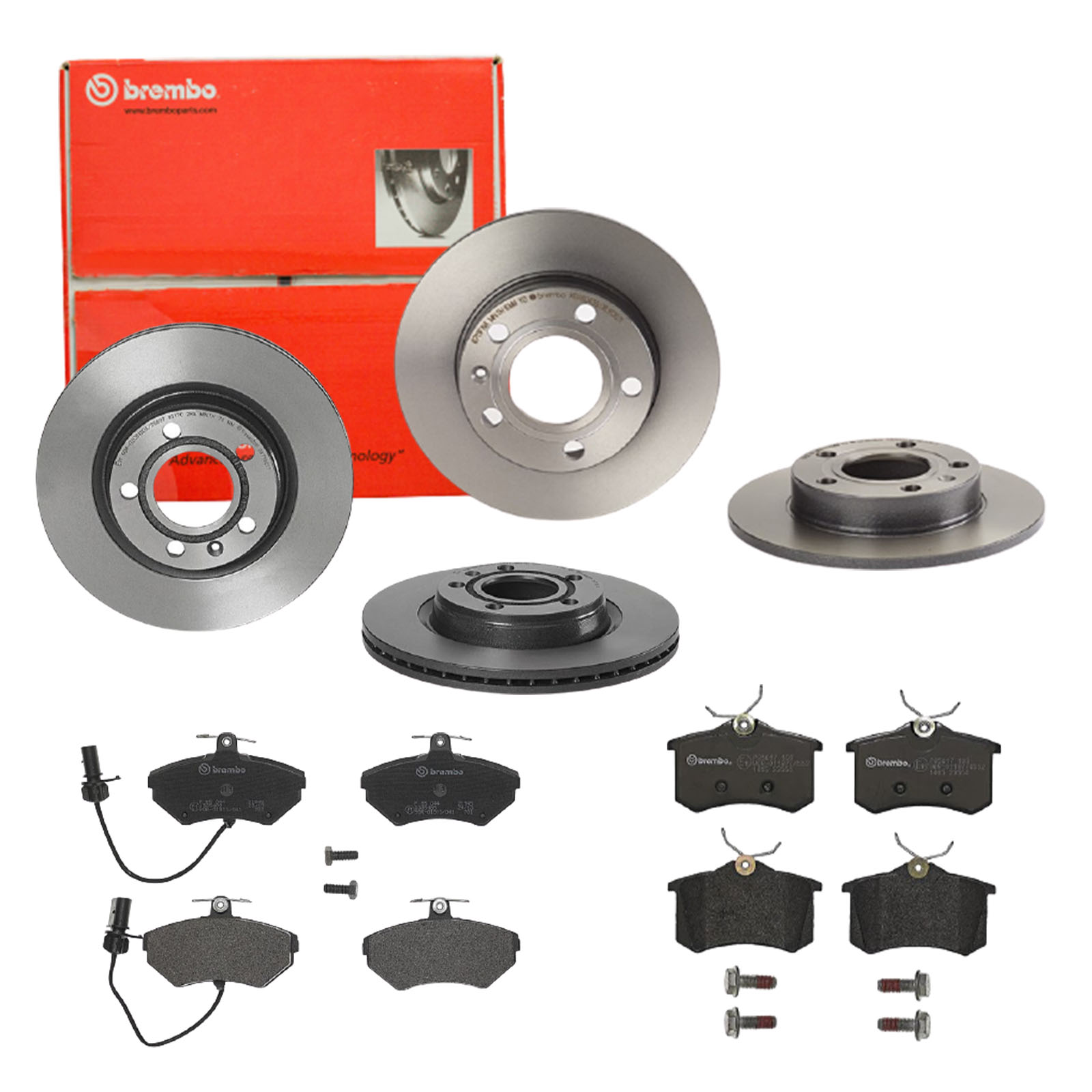 BREMBO Bremsensatz, Scheibenbremse sg00000e7u Hinterachse innenbelüftet 245mm 22mm für Peugeot Roewe (SAIC) Audi Citroën Skoda VW KARRY SEAT NISSAN EU Image