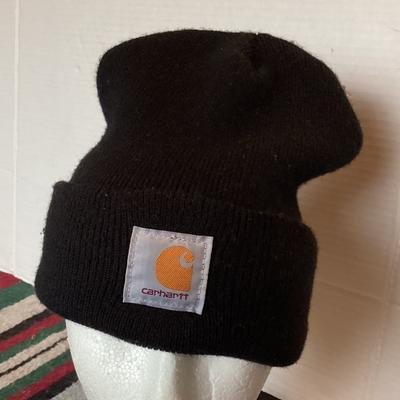 Carhartt Accessories | Carhartt Ribbed Beanie Hat Made In Canada | Color: Black/White | Size: Os