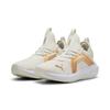 Laufschuh PUMA "SOFTRIDE ENZO 5 METALLIC WN'S", Gr. 39, warm weiß, puma gold, puma schwarz, Textil, sportlich, Schuhe