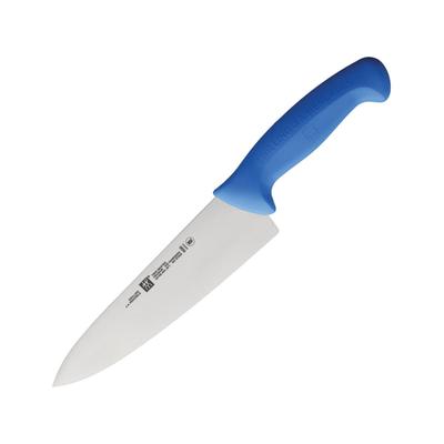 HENCKELS ZWILLING Twin Master Chef's Knife 13in Overall 8in Satin Finish Stainless Blade Blue Plastic Handle 32108-204