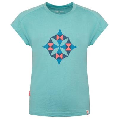 Trollkids - Girl's Sandefjord T - Merinoshirt Gr 104 türkis