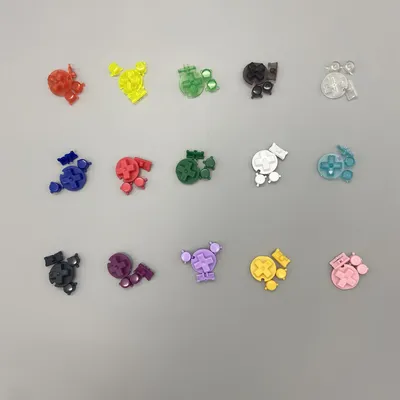 Hochwertiger Knopf-Richtungsschlüssel, Bedientaste, AB-Schlüssel, Kreuzschlüssel, D-Pad für Gameboy Image