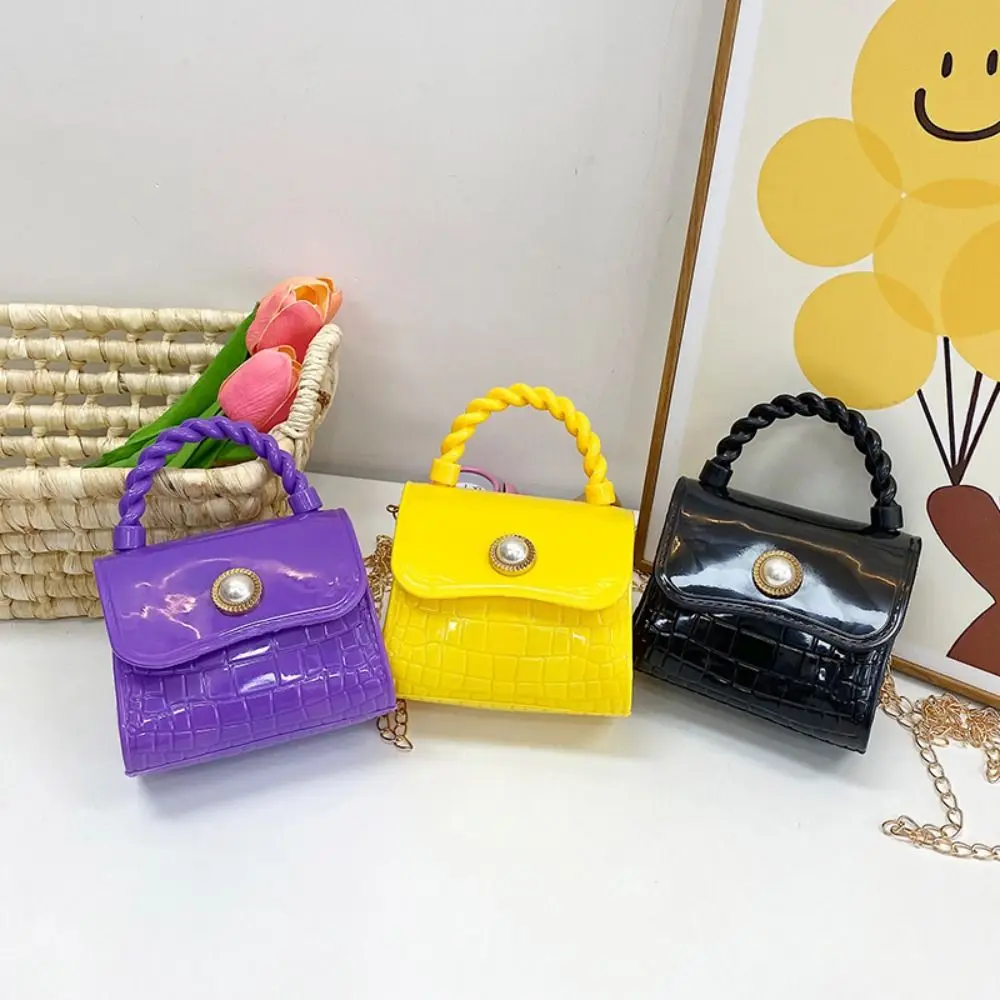 Kinder Sommer Umhängetasche neue Mode Mädchen Mini Gelee Handtasche kleines Mädchen Münz geldbörse Umhängetasche