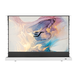 ELITE SCREENS Beamer Leinwand ,/KESTREL TAB-TENSION FLOOR-UP CLR®5 - MOTORBODENLEINWAND/101/geeignet für: Ultrakurzdistanz UST Beamer Image