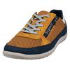 Sneaker BUGATTI, Herren, Gr. 42, gelb, Lederimitat, Textil, sportlich, Schuhe, Freizeitschuh, Halbschuh, Schnürschuh mit Kontrastbesätzen