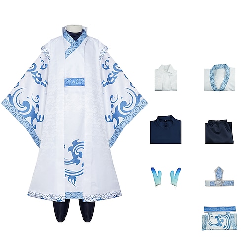 Buchwoche 2026 Schneekönigin Ao Bing Ne Zha Shen Gongbao Cosplay Kostüm Cosplay for Herren Damen Jungen Kinder Erwachsene Karneval Maskerade Veranstaltung / Fest Maskerade Image