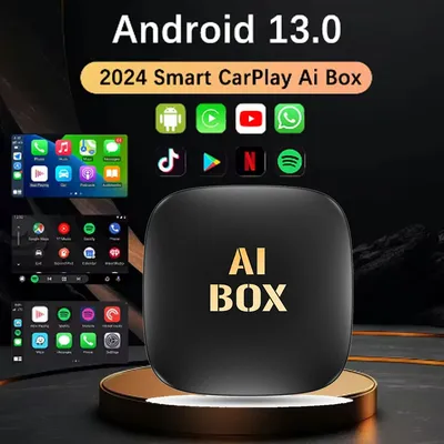Smart Ai Box Android Wireless CarPlay Android Auto Adapter Android 13 CarPlay For Netflix For