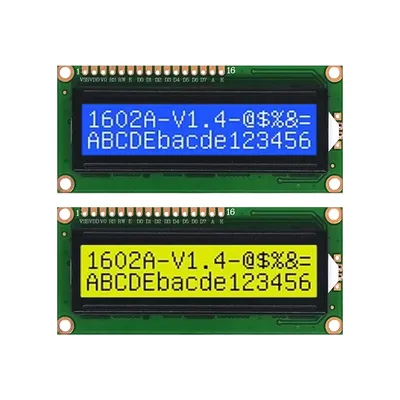 50PCS LCD1602 1602 module Blue screen 16x2 Character LCD Display Module HD44780 Controller blue