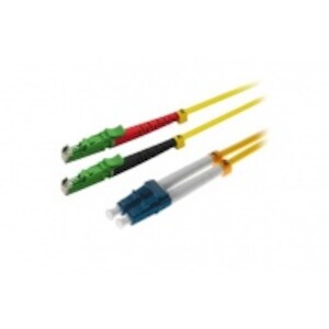 Helos LWL Patchkabel E2000® APC (LSH)/LC Duplex 9/125µm OS2 gelb 15,0m Image