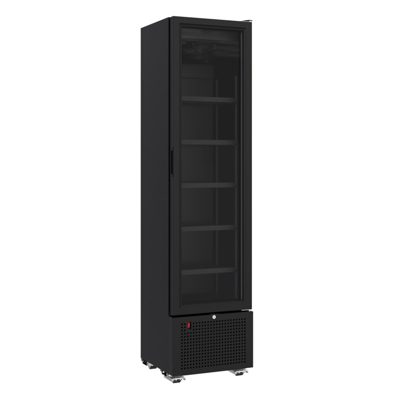 Kühlschrank 1-türig Glas schwarz 221l - Combisteel Image