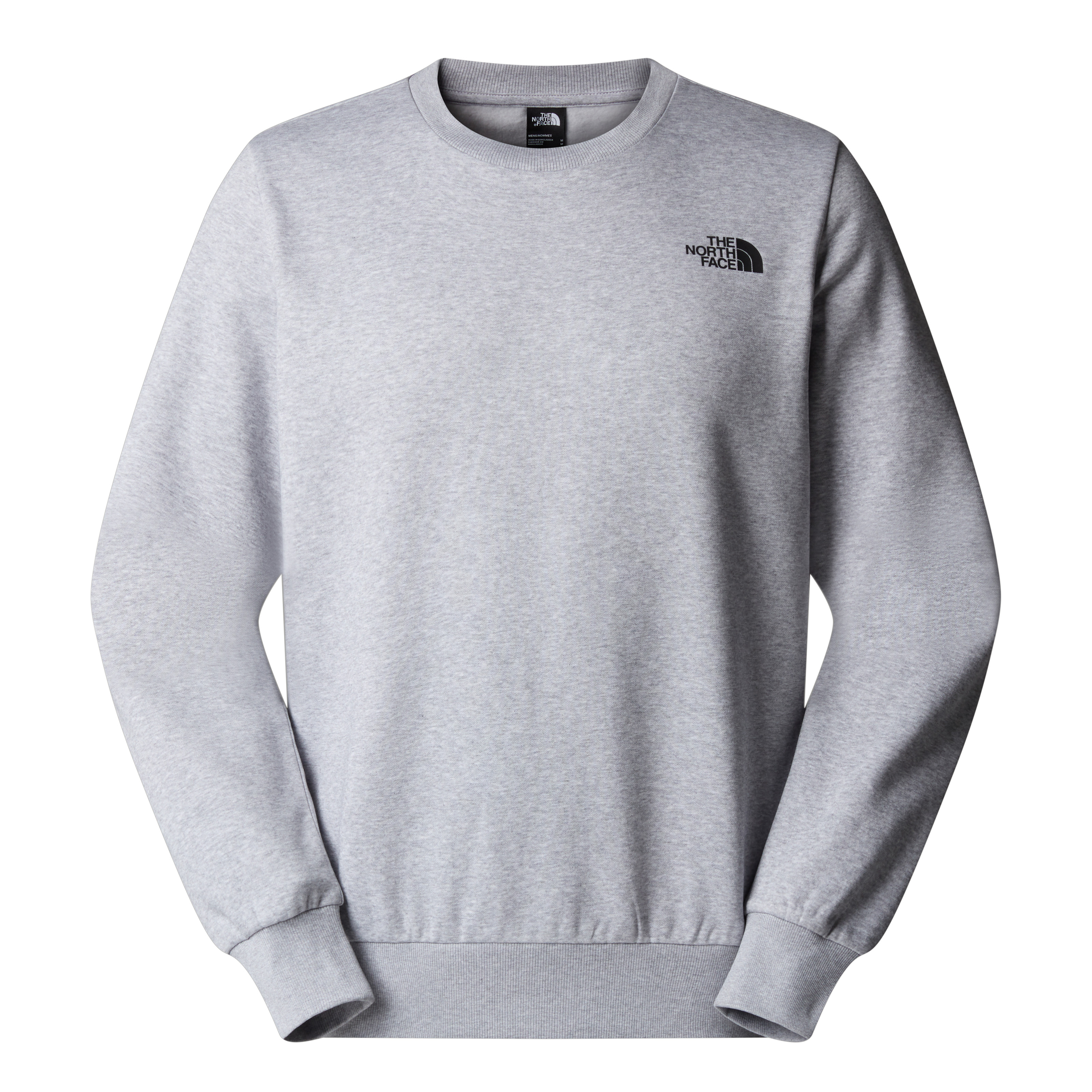 Sweatshirt THE NORTH FACE "M SIMPLE DOME CREW", Herren, Gr. L, grau (tnf light grau heather), Sweatware, Obermaterial: 65% Baumwolle, 35% Polyester, normal, Rundhals, Rippbündchen, Sweatshirts Sweatshirt, für sportlichen Stil im Alltag, aus...