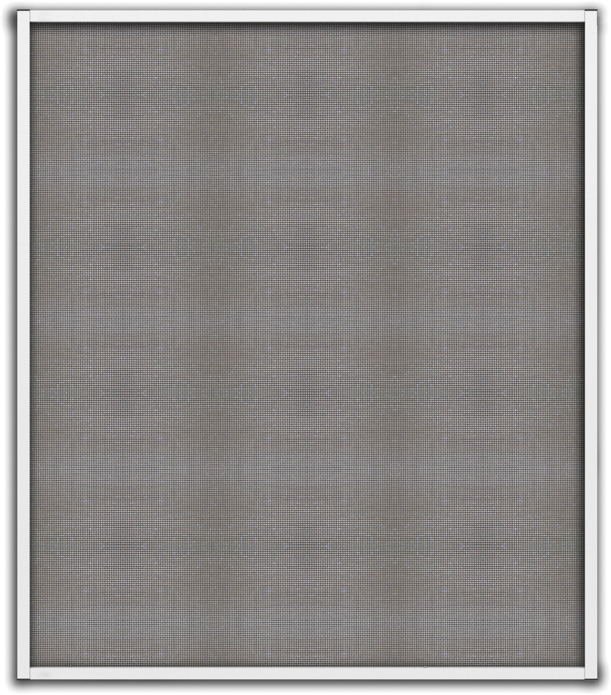 Insektenschutz-Fensterrahmen HECHT INTERNATIONAL "MASTER SLIM", weiß (rahmen: weiß gewebe: anthrazit), B:150cm H:160cm, Insektenschutzgitter
