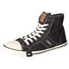 Sneaker MUSTANG SHOES, Herren, Gr. 44, grau (anthrazit), Textil, sportlich, Schuhe, Schnürboots, Bikerboots mit Reißverschluss